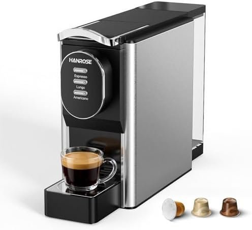 Sleek Stainless Steel Espresso Machine