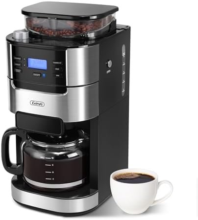 Gevi 10-Cup Coffee Maker Burr Grinder Feature