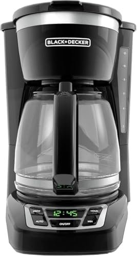 BLACK+DECKER 12-Cup Drip Coffee Maker front view