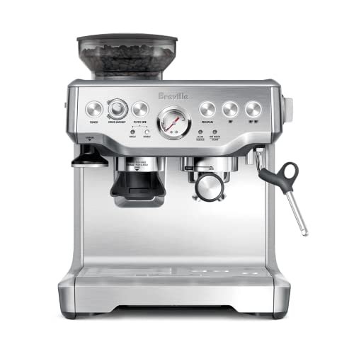 Alt Text for image 1: Breville BES870XL Barista Express Espresso Machine Front View