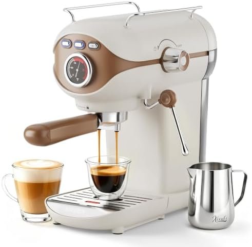 XIXUBX Espresso Machine with Milk Frother