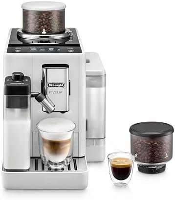 De'Longhi Rivelia Automatic Espresso Machine showcasing its sleek design