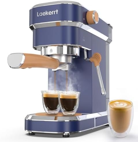Close-up of Laekerrt Espresso Machine Controls